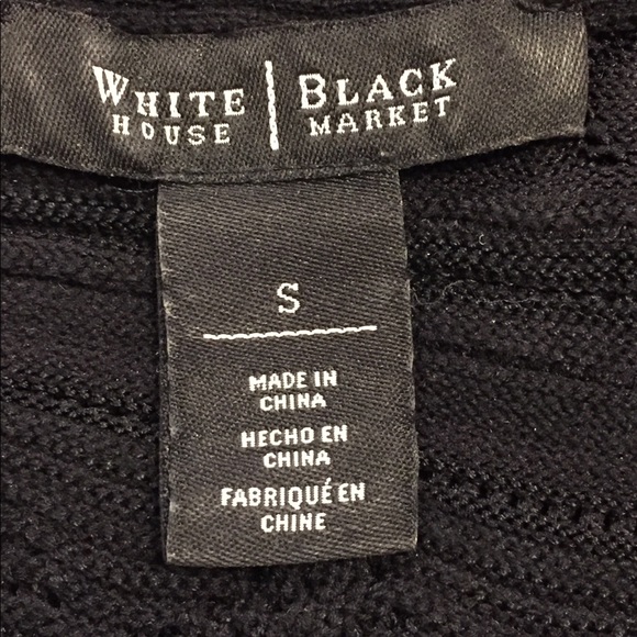 WHBM Black Top - Picture 4 of 4